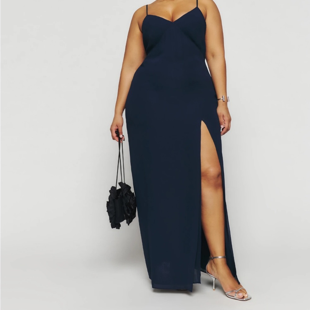 Brand new navy dress from Reformation Plus Size